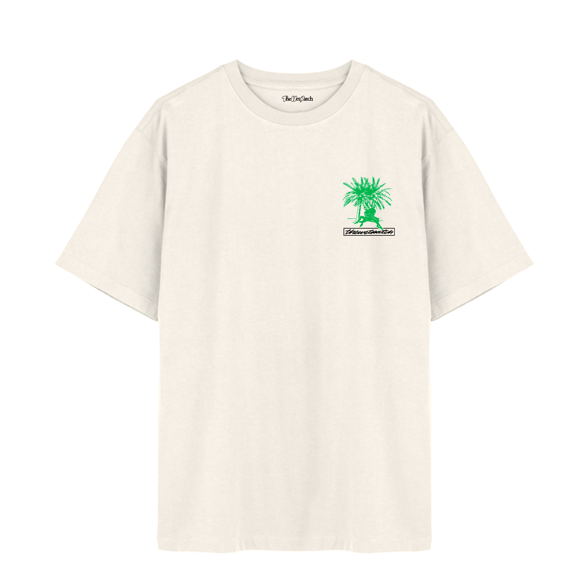 TWP026-Off-White - Palmtree T-shirt - The Wet Patch